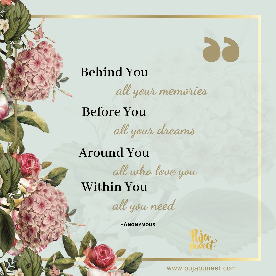 puja_puneet's tweet photo. Everything you need is already within you.

'LIKE' if you agree!

#quoteoftheday #quote #qotd #pujapuneet #lifecoach #lifebydesign #designyourlife #thursdayquote #behindyou #memories #beforeyou #dreams #aroundyou #allwholoveyou #withinyou #allyouneed https://t.co/RSqueU0M5J
