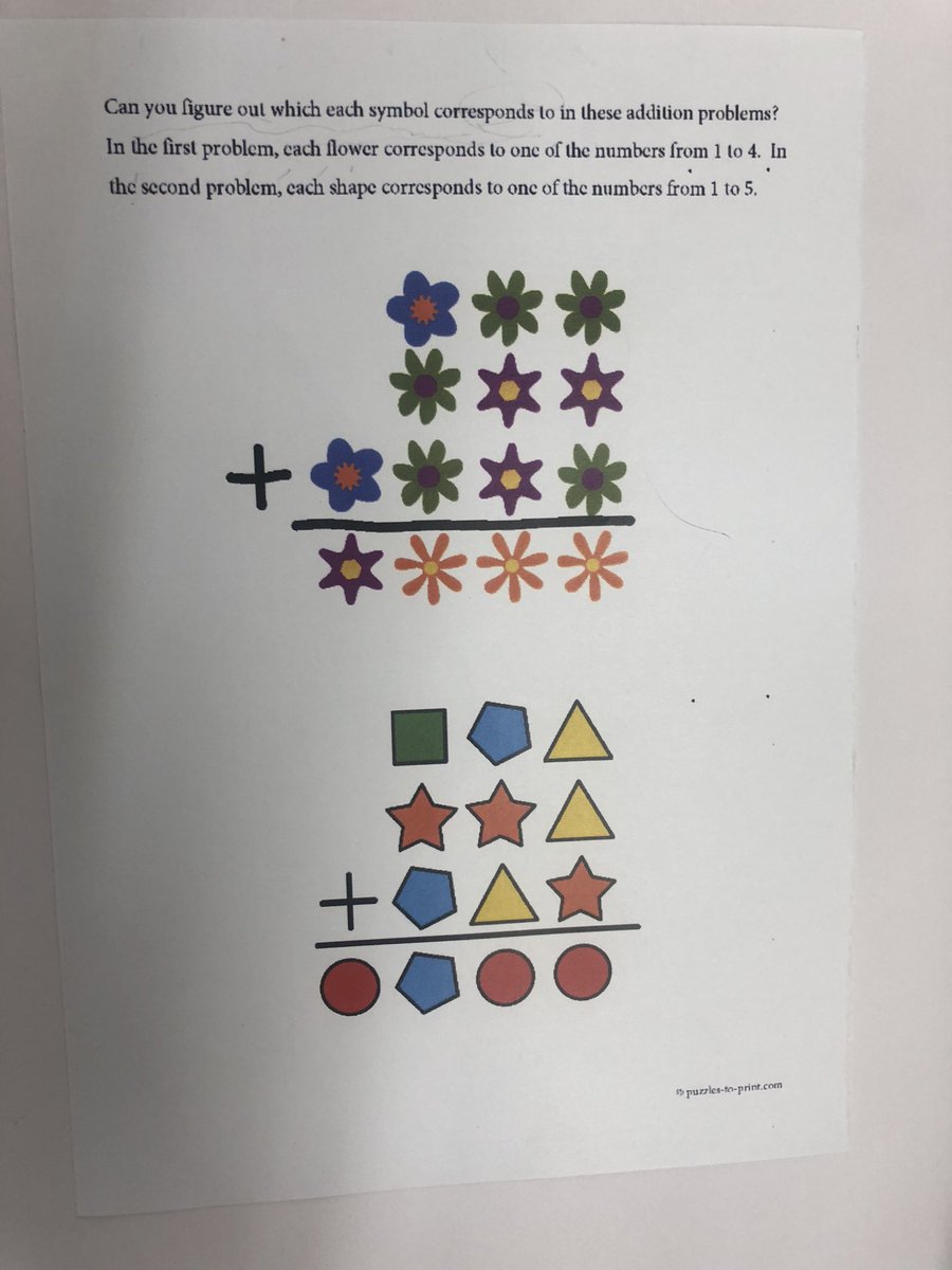 Misssmeher's tweet image. Who says addition needs to be boring!? Tried this from puzzle to print... everyone was so engrossed! 
#pyp #pypmath @ois_primary    @oismumbai