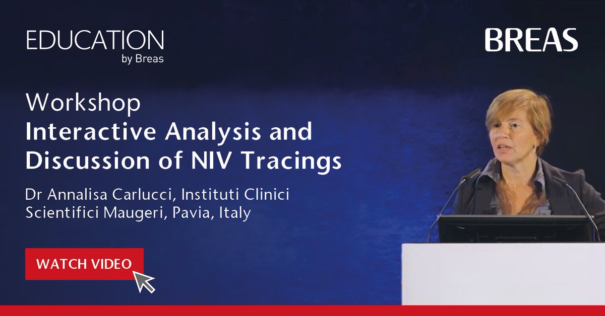 An interactive analysis and discussion of #NIV tracings by Dr Annalisa Carlucci at the #ERS2019 Breas workshop. The full presentation is available on #EducationbyBreas now ▶️ bit.ly/ERS_Carlucci Let us know what you think! #Vivo123 #Vivo45 #Nippy4