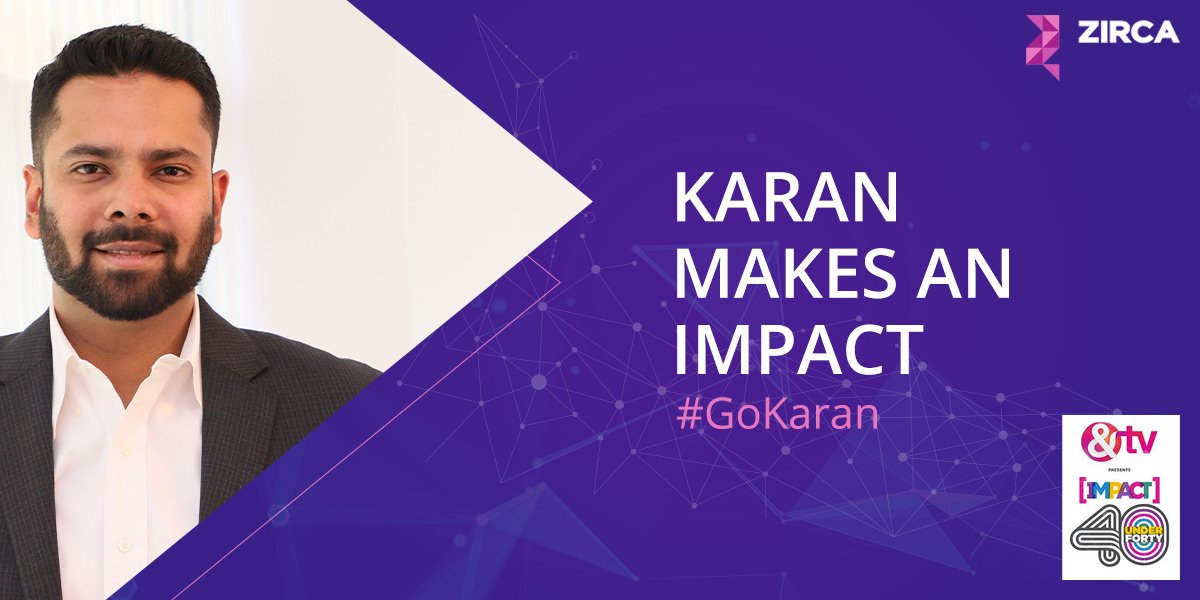 Our Managing Director <a href="/TheGuptaKK/">Karan Gupta</a>  has been chosen as one of the top achievers under 40 in the India Media, Marketing &amp; Advertising Domain. #GoKaran #FortyUnder40 #ImpactMagazine
