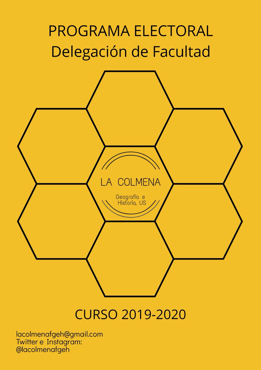LaColmenaFGeH's tweet photo. Os presentamos el Programa electoral de nuestra candidatura a la delegación, donde podéis consultar cualquier duda. Si os queda alguna después de echarle un vistazo, ¡no dudéis en contactar con nosotros directamente!

https://t.co/7Rs6FppM7k https://t.co/Cua57NsSNu