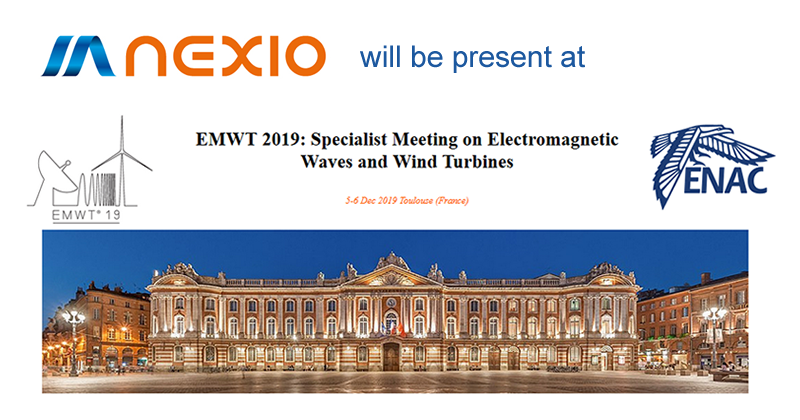 NEXIOemcrf03's tweet photo. NEXIO takes part in EMWT - 5-6 December 2019 Toulouse (France):
https://t.co/gHvarfZ7G0
NEXIO will present the Study of the impact of a wind farm over the radio navigation systems of an airport by using the Method of Moments.
#EMWT #ENAC #electromagnetism https://t.co/t2h7HpV58i