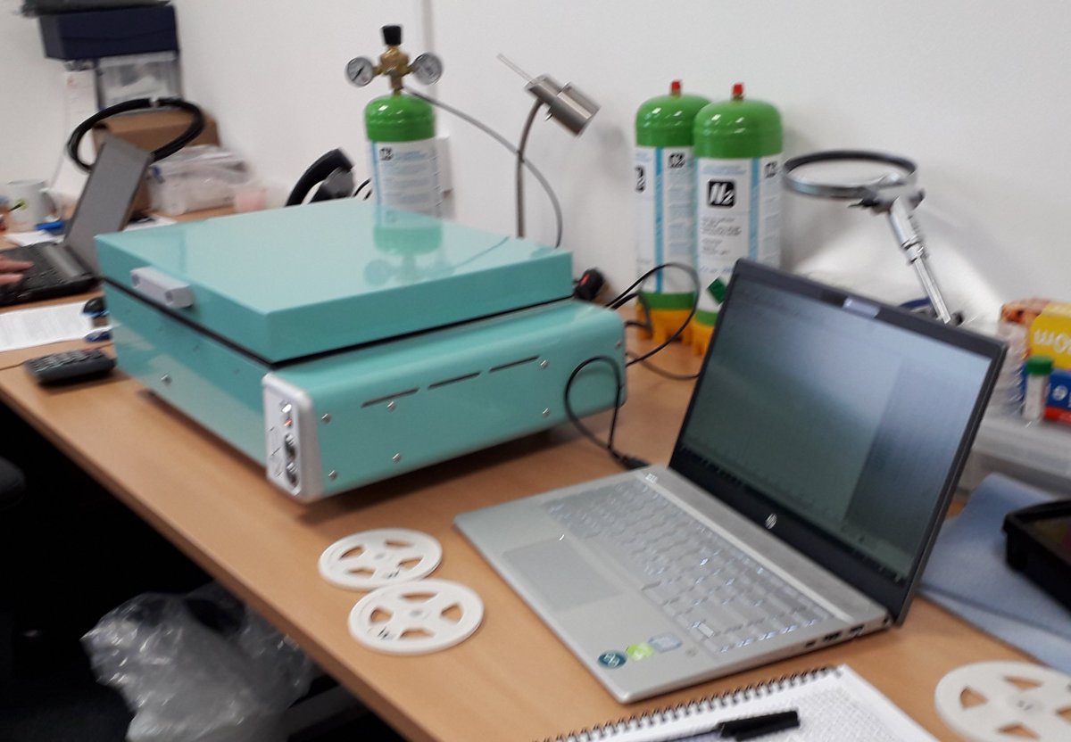 TrueInvivo's tweet photo. The pre-production version of our automatic TLD reader is now a reality. 
This speed of readout along with the use of silica bead TL detectors inside the patient's body enable clinicians to know the exact dose in a timely manner and correct for any radiotherapy treatment errors. https://t.co/69zZ0SSTUC