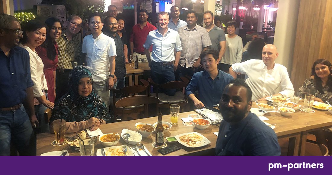 PMPartnersSG's tweet photo. The PM-Partners Singapore team at a recent dinner - thank you to the team for all the wonderful work you do. https://t.co/7xjuALOh3V