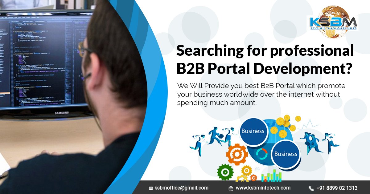 ksbminfotech's tweet image. Are you searching for professional Business-to-Business (B2B) portal development in Delhi?

for more info. contact us: +91 8899 02 1313
Visit Us: ksbminfotech.com

#B2BPortalDevelopment #Webdevelopment #Jobportaldevelopment #websitedesignsolution #WednesdayWisdom
