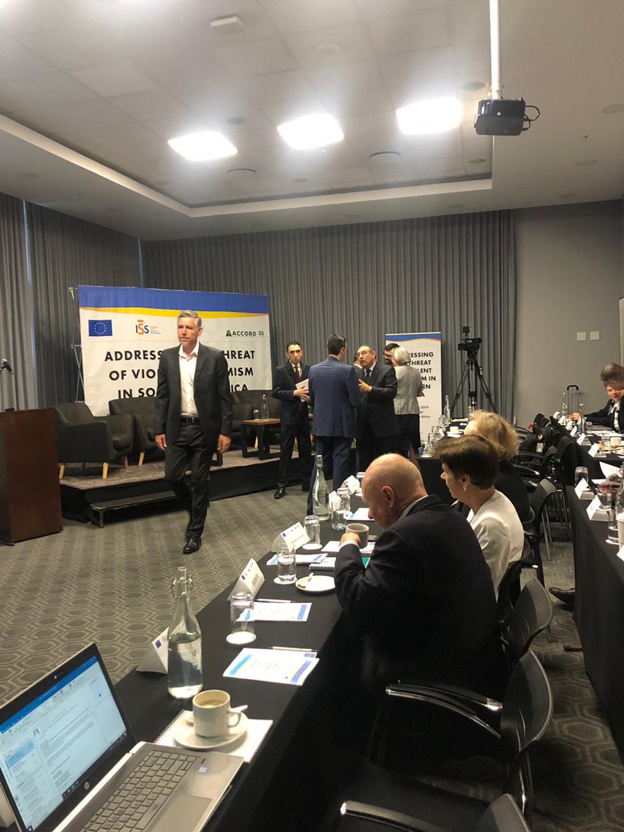 ACCORD_online's tweet photo. Looking forward the insights and discussions today around addressing the threat of Violent Extremism in Southern Africa. An important seminar in partnership with @EU_ISS and @EU_Commission #ForeignPolicyInstruments @HardemanHildeML @eu_eeas https://t.co/jtE4J4cHCC