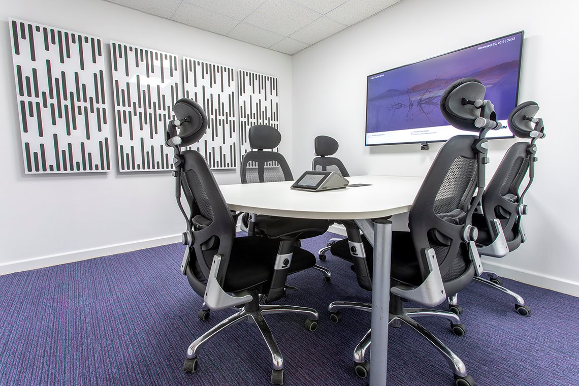 Pure_AV's tweet photo. This time last week we were adding the finishing touches to our #meeting rooms ahead of #commUniCate19 event. The event is over but the updated facilities remain - are you ready to upgrade your meeting spaces?https://t.co/uM7vaaGE1E #videocollaboration #workspace #MeetBetter https://t.co/ZeU1lz64no
