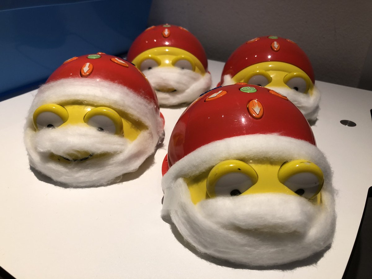 veena_annies's tweet photo. #EYFSchristmas #BeeBots @TTS_Int  The Beebots are ready for the fun to start in Reception. https://t.co/kyIBXHG8Z3