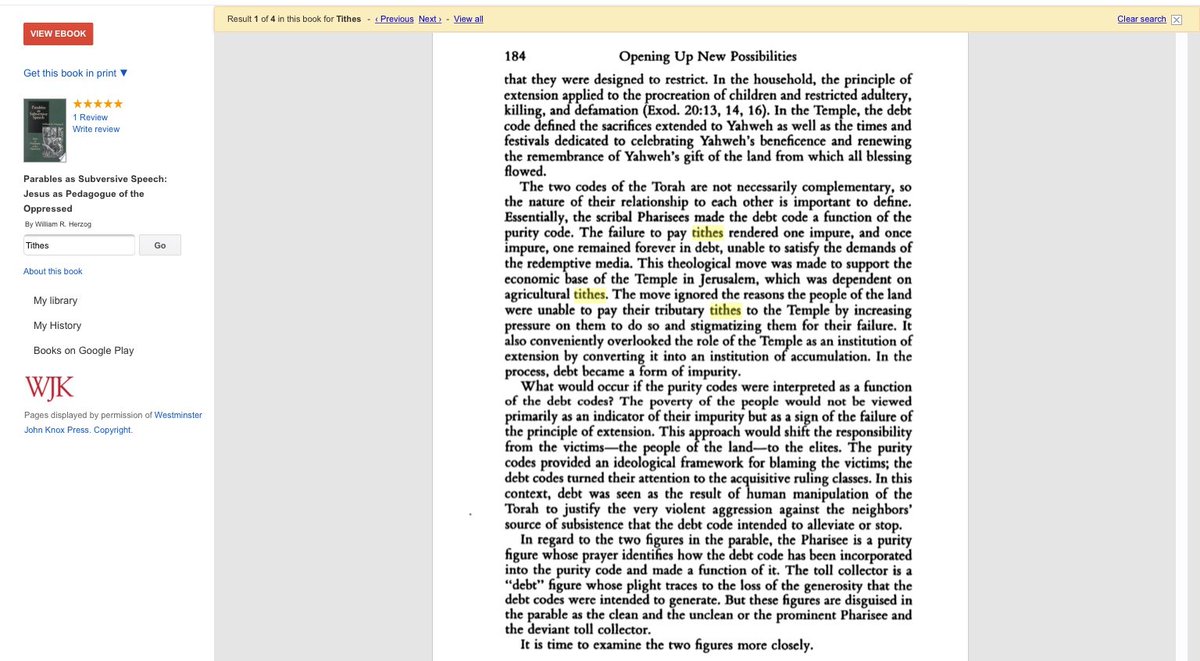 A12 Additional history includes the "fact" that the Pharisees participated in collecting tithes for the Temple, and that they'd changed the laws of ritual purity so that being in debt made one ritually impure. No sources are cited.