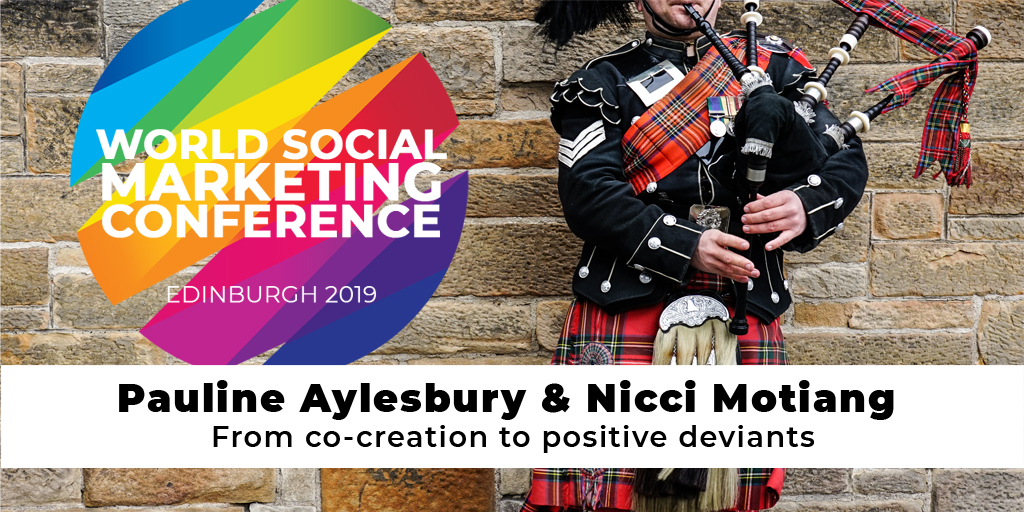 WSMConference's tweet photo. 📣Video alert!

See @PaulineHMLamb &amp; @NicciMotiang discuss how  @ScoGovMarketing uses #socmar #cocreation &amp; #postivedeviants to improve the lives of Scottish citizens in their #WSMC19 keynote presentation, now available on our youtube channel: https://t.co/f8BvU2De0u https://t.co/WpKwXxpaE8