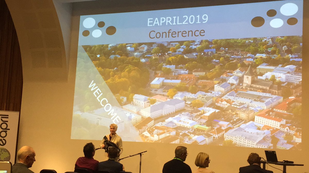 Deze week is <a href="/slrvo/">SRVO</a> #eapril2019 #estonia om met 31 nationaliteiten te discussiëren over de diversiteit tussen leerconcepten en de kracht van samenwerking tussen onderzoek, praktijk en beleid.
‘Learning should be part of every profession’, rector @toomasasser @UniversityTartu