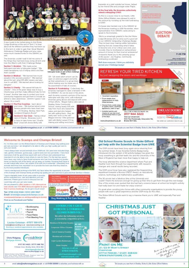 BS_Matters's tweet photo. @DwffFilton @BSTFC @Bristol_People @BradleyStokeLFC @meade_park @of_acres @friendsoflittl2 @WillowBrookCtr @DunkleysCo @Filtongolfclub1 @bradleystokecs @NDAC_co_uk @GregorHeating @BarberWoody @FootcareIms @BPatchway #xmasiscoming #xmasoffers The December Mag is NOW online to download FOR FREE https://t.co/FQs84p4EBJ
Lots for everyone to read plus loads OF MONEY OFF VOUCHERS from our advertisers.Advertise your business In January's magazine now from only £25 per month plus VAT!Deadline 10/12 https://t.co/F7dVOKZ4ai