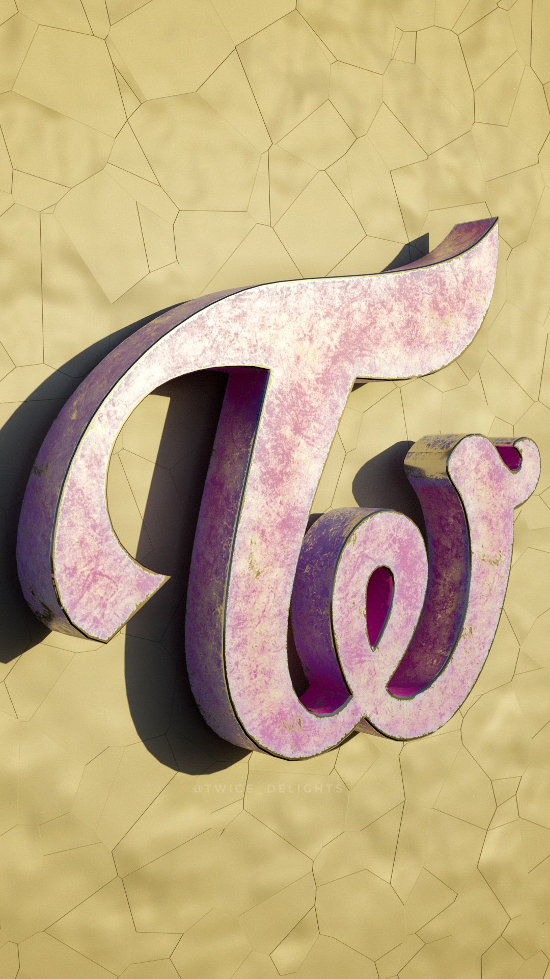 Twice Delights Twice Logo Portrait Wallpaper Twice d Substancepainter Logo Wallpaper Twice3d T Co Ajrufbfim0 Twitter