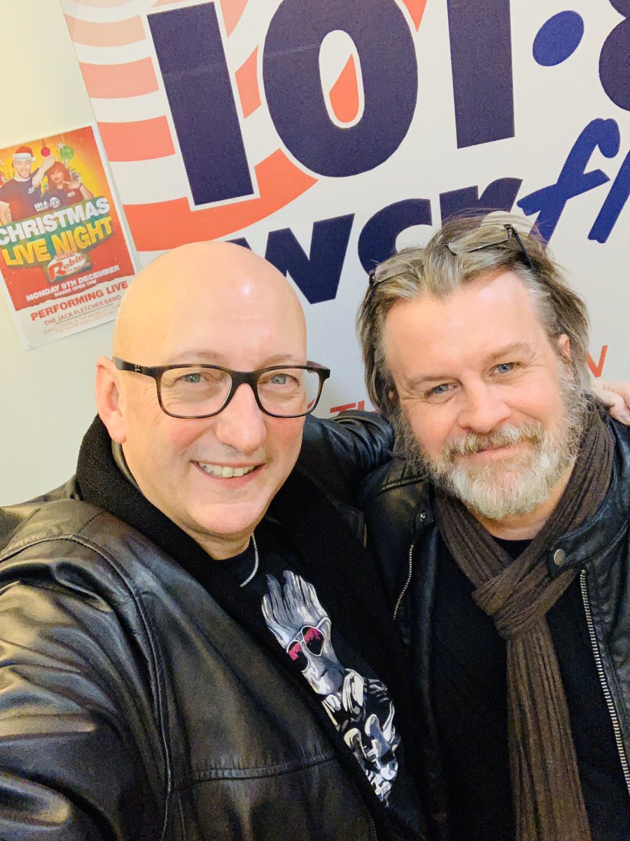 RobCottingham1's tweet photo. Brilliant evening in WCRFM studios - we covered a lot - and out after with Garry...#wcrfm #progrockfiles #bbtot #backbehindtheorchardtree #cdrelease #cairorocks #cairopractors #albumnews #gignews #lotsofnews #iamgroot #scarablife #newmerch #wolves #curry #kerrydawn #davidwebbrip https://t.co/aM0reDScq6