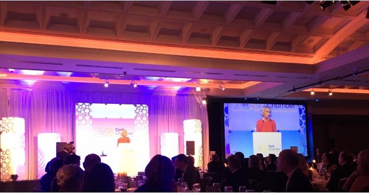Delighted to attend the Cork Chamber’s Dublin Dinner last night. 

Celebrating its 9th year, Cork Chamber Dublin Dinner has become a firm diary fixture for over 600 businesses. This year is particularly special, as Cork Chamber celebrates it’s 200 year anniversary #corkdubdinner