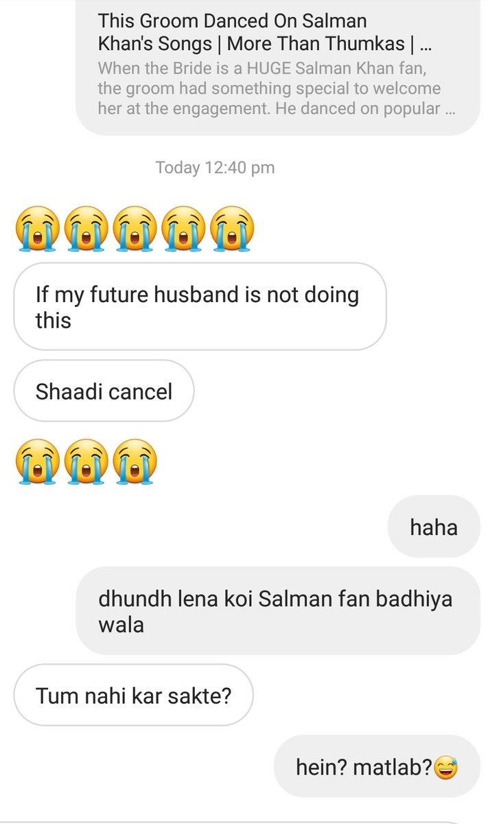 BeingSufiShaikh's tweet photo. Ye Proposal Tha Kya?😂😂 https://t.co/OMmd89hzsP