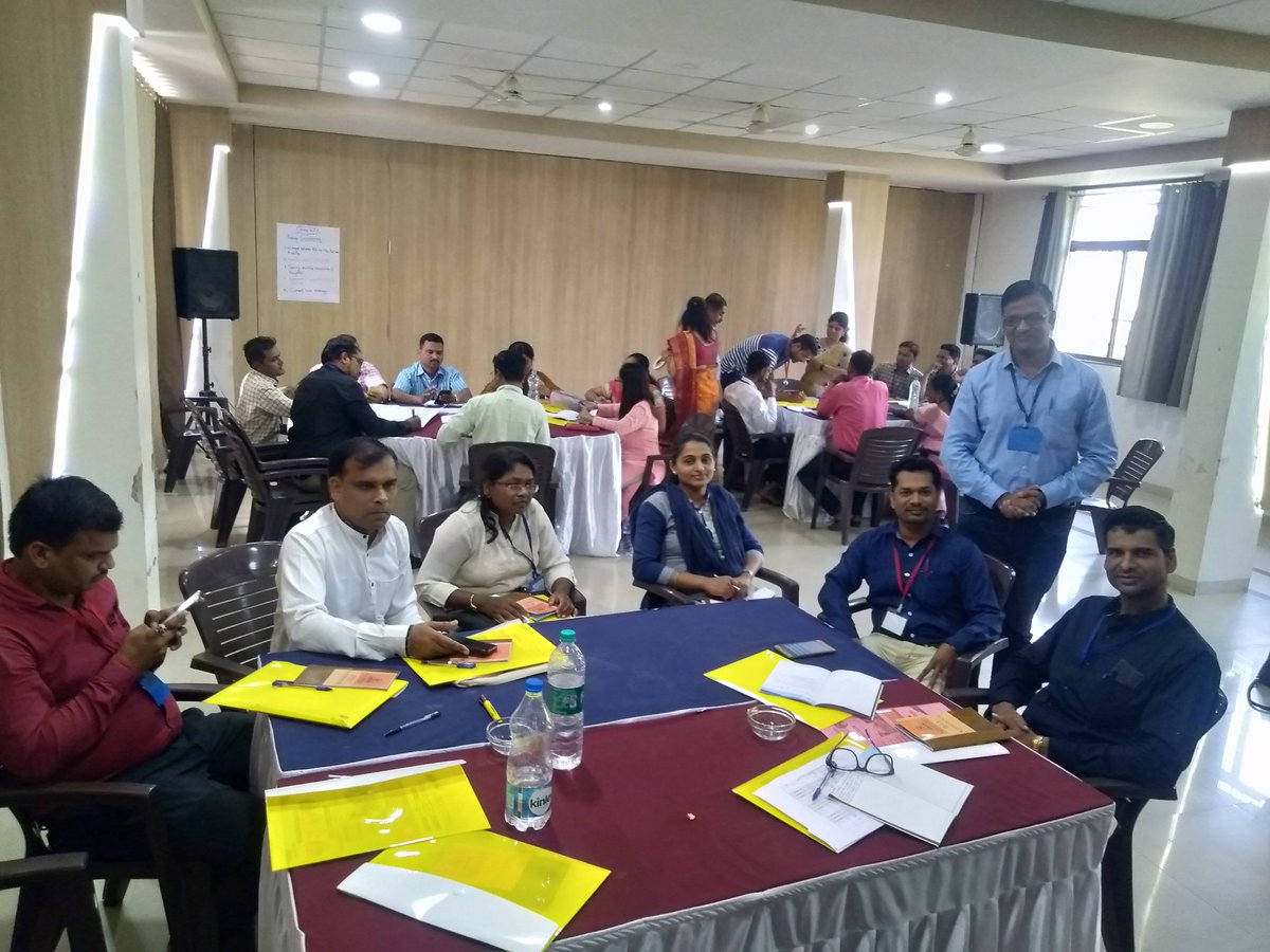 suyog_dixit's tweet photo. #ELCRLM training started at PACE, Aurangabad. Participants from 16 districts are engaged in discussing #SLM and #TLM #tejas4ed #raaspokeneng #raaadvancedspoken https://t.co/PKnuIHnnIU