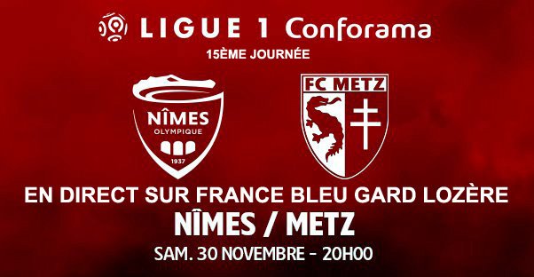  SAISON 2019-2020 - 15e journée de Ligue 1 Conforama - Nîmes Olympique / FC Metz  EKXPhzmWkAAGUaO?format=jpg&name=small