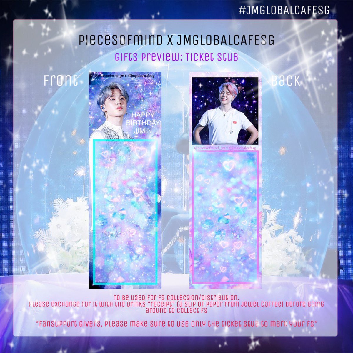 mytime_filter's tweet photo. Why did you take our ticket stubs when you’re only gonna put them in YOUR GIVEAWAY prizes to give them away? Did you design/produce them? And it’s not 1 ticket stub but 2?

Please do not take our stubs if you don’t intend to keep it in the first place. This isn’t very nice. https://t.co/9YnMg71pzg