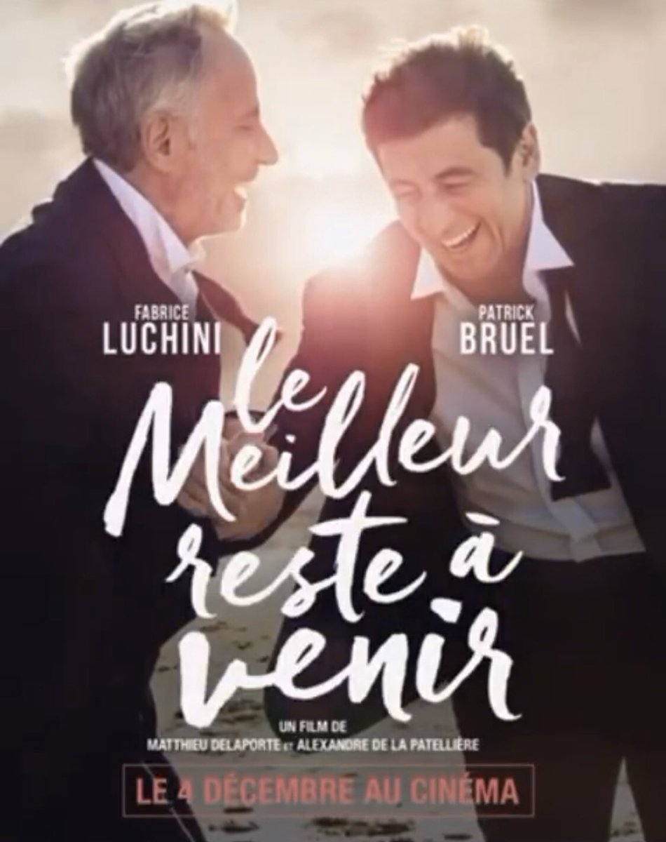 DanileThierry's tweet photo. #LeMeilleurResteAVenir Ce film est drôle, touchant, incroyablement émouvant, sincère.... j’ai ri, j’ai pleuré.... bref j’ai adoré!
Merci @PatrickBruelOff @LuchiniOfficiel pour ce moment!
Dan https://t.co/InYJkVGwMx