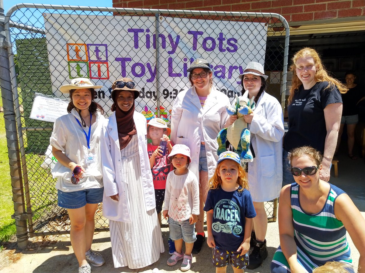 scientist_mum's tweet photo. Met the Deputy Mayor, Bianca Sandri & Councillor Perkov @ Tiny Tots Toy Library Playdate. My scientist team from ECU had 'microbes-fun' with toddlers & kids. Thx to all parents!
#kidsinperth #scicomm #scientistmum #rinafu @AUSSOCMIC #mymadscientistmummy @EdithCowanUni #toylibrary https://t.co/AjLRYUxa3W