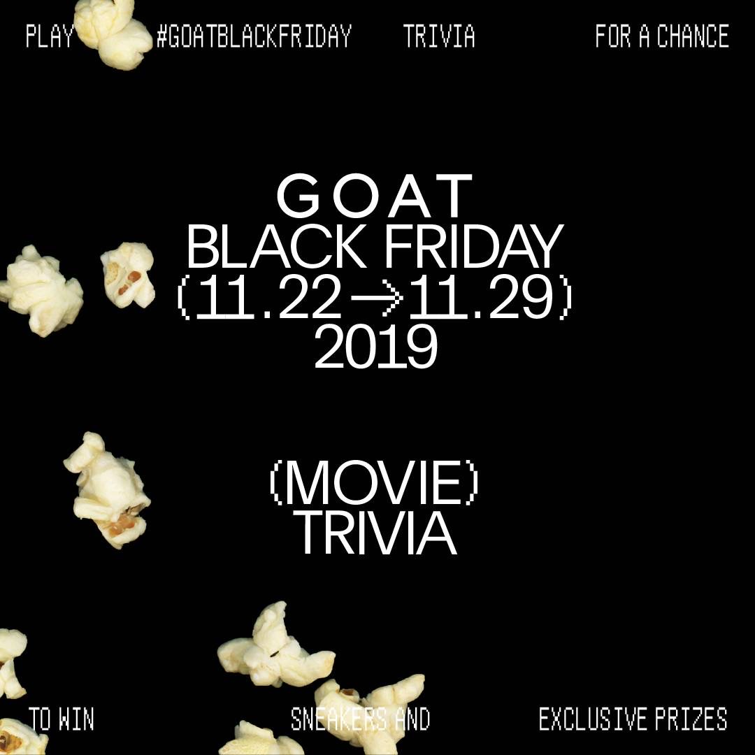 Test your sneaker knowledge and join me in playing #GOATBlackFriday trivia! goat.app.link/fDrXPkn0l1