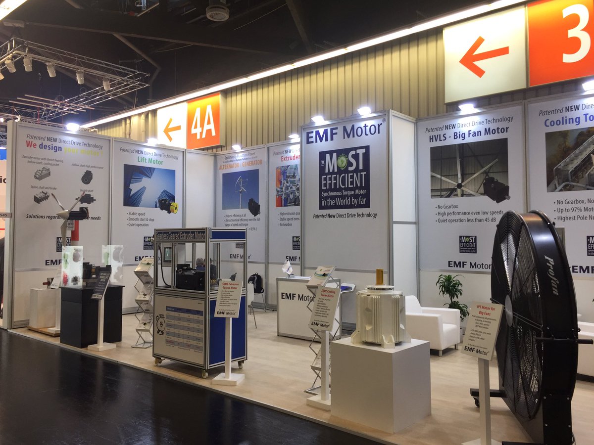 emfmotor's tweet photo. The 2nd day of SPS has just started! Visit us at Hall4-545 to see the most #Efficient #torque motors! #SPS2019 #sps_live #30thSPS https://t.co/XbcVOg7Dx3