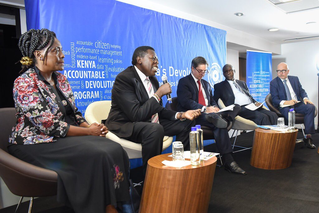 CountyDigitalKe's tweet photo. "When devolution wins everyone wins!" Devolution and ASALs CS @EugeneLWamalwa While addressing Devolution stakeholders during #KADP session appreciated and emphasized the importance of partners in the Devolution Success of Kenya @WorldBankKenya @EuMordue
#Partnerships4Devolution https://t.co/OJTBzaKqtm