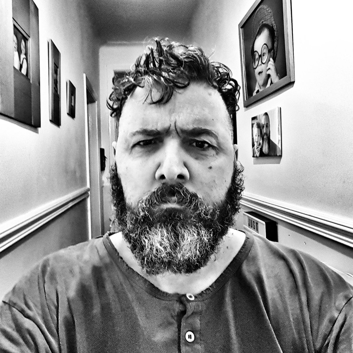 SatonmyButt's tweet photo. 2 decades of grade 0 hair means I'm not used to now having bed hair!
Will it stay?
#WednesdayThoughts #spoonie #shortbeard #beard #beards https://t.co/pdKPqT3EcI