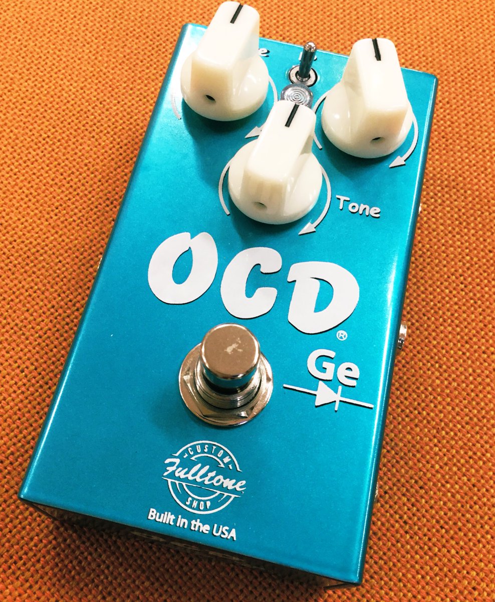 apollonmusic's tweet photo. 【イオン新潟西店】Fulltone OCD Ge入荷しました💁🏻‍♂️
お問い合わせ多く頂いておりました😲

通常のOCDよりサウンドは太めです🔥

Driveは絞り気味でのクランチサウンドがおススメです🎅🏻
#fulltone #OCDGe #フルトーン https://t.co/IowV20k8F4