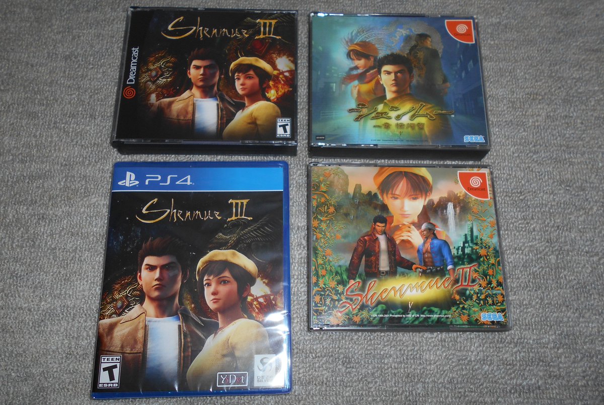 希少品 】ドリームキャストソフト シェンムー1＆2＋シェンムーグッズ