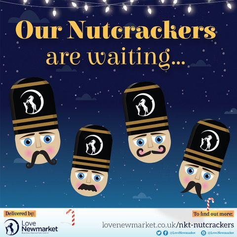 LoveNewmarket's tweet photo. Has anyone found any of our #NKTNutcrackers yet? Find all 12 to be in with the chance of winning £100! Visit https://t.co/ckLJWAtUQ1 to download our Nutcracker booklet, which includes your entry slip as well as a map to help you find the Nutcrackers! Good Luck! #LoveNewmarket https://t.co/U18z1k63g9