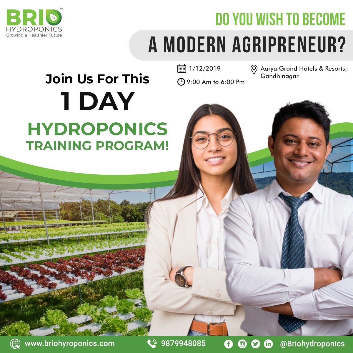 BrioHydroponics's tweet photo. With the objective to bring revolution in the farming industry, we at Brio are providing training so that you can all the knowledge available about Hydroponics.
#Brio #Hydroponics #BrioHydroponics #HydroponicsFarm #Training #HydroponicsTraining #Technology #Ecology https://t.co/4KuZD3GWl7