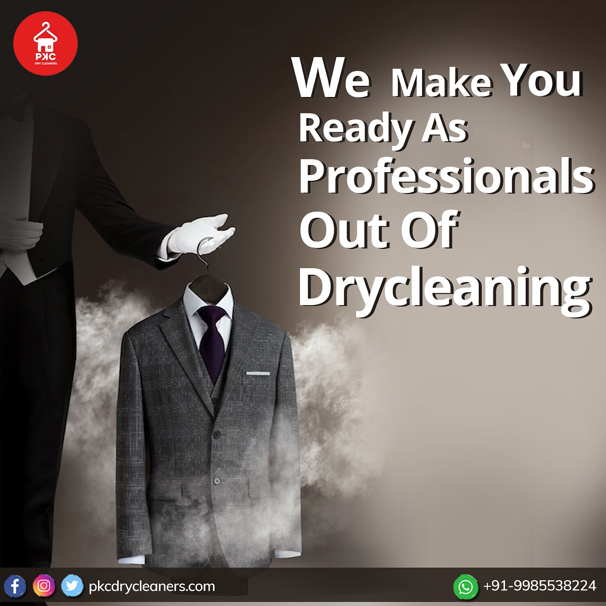 When you look good, we look good! Get the best dry cleaning service today. 
Call us now: 8886032214
WhatsApp: 9985538224
pkcdrycleaners.com
#drycleaningservice #hyderabadlaundry #freshclothes #steamiron #professional #laundryservices #laundromats #clothes #goodvibes