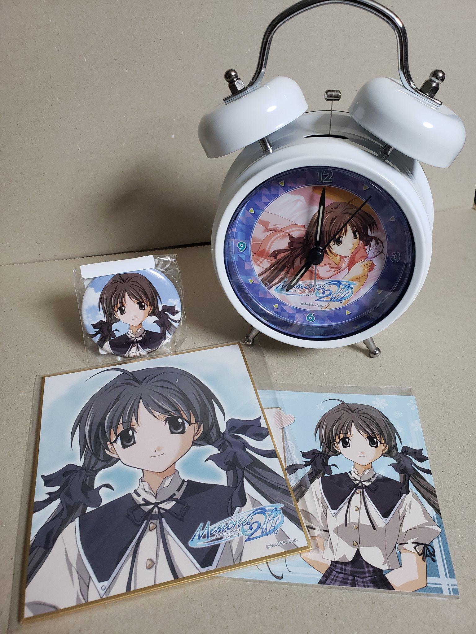 希少】メモリーズオフ 嘉神川クロエ 目覚まし時計 DMMスクラッチA賞