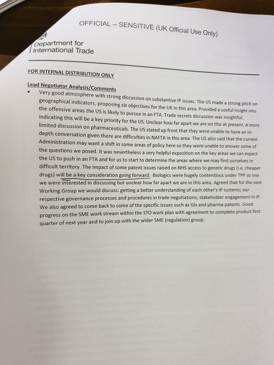 paulwaugh's tweet image. Key section of the @jeremycorbyn document..drug patents will be "key consideration" going forward. Sounds like confirmation NHS drugs pricing is "on the table".