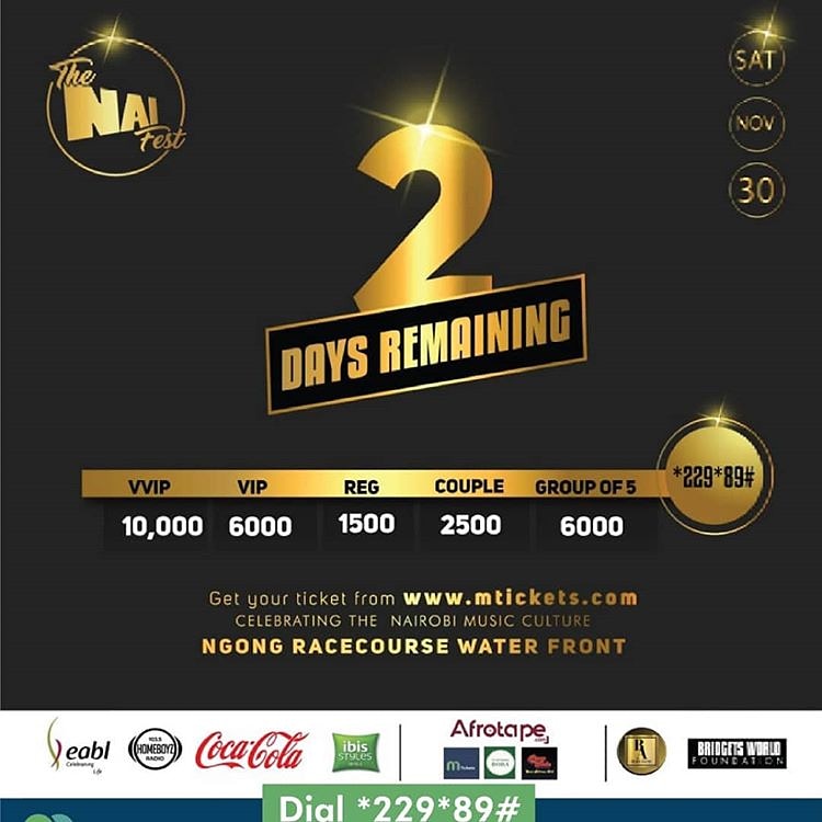 MuneneNik's tweet photo. Time is running out😅naifest is getting closer, get your tickets😇
#TheNaiFest https://t.co/DsOmAPwQ0i