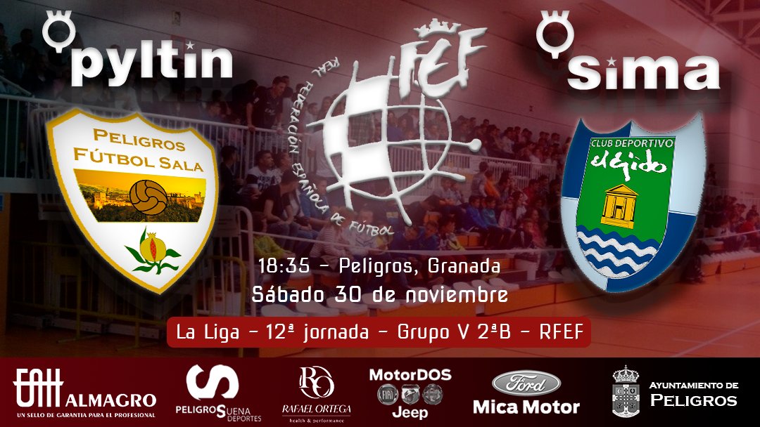 GranadaFS's tweet photo. 🚨 ¡AFICIÓN! 🚨
El sábado recibimos, esta vez en Liga, al líder, un @CD_Ejido que está arrasando en la categoría con 11/11 triunfos. Queremos que vengáis a jugar y a competir el partido con nosotros.
Trabajo, sacrificio, humildad.
Juntos, más fuertes. 🙏💪
#SIMAEjido #GV2B https://t.co/NfFqh8m8aI