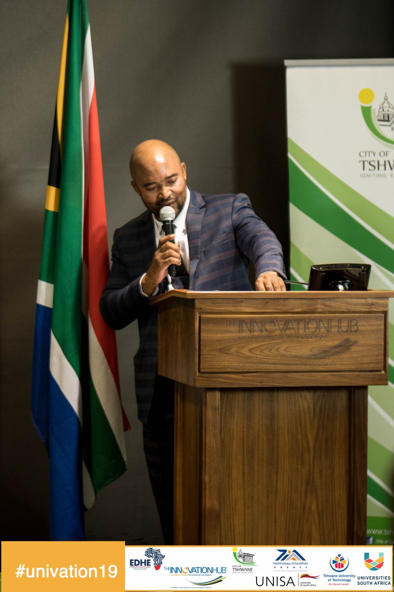 InterUniversity's tweet photo. "This will create a platform for student entrepreneurs to showcase their innovative ideas" says the Acting Executive Mayor Cllr Isak Pietersen

@CityTshwane @InnovHub @unisa @UPTuks @Official_TUT @tiaorgza @VictorAfrica 

#univation19 https://t.co/bRZvsL8dMO