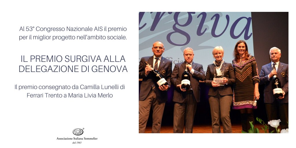 Il premio #Surgiva 2019 va alla delegazione #aisitalia di #Genova: bit.ly/2OqH4L6