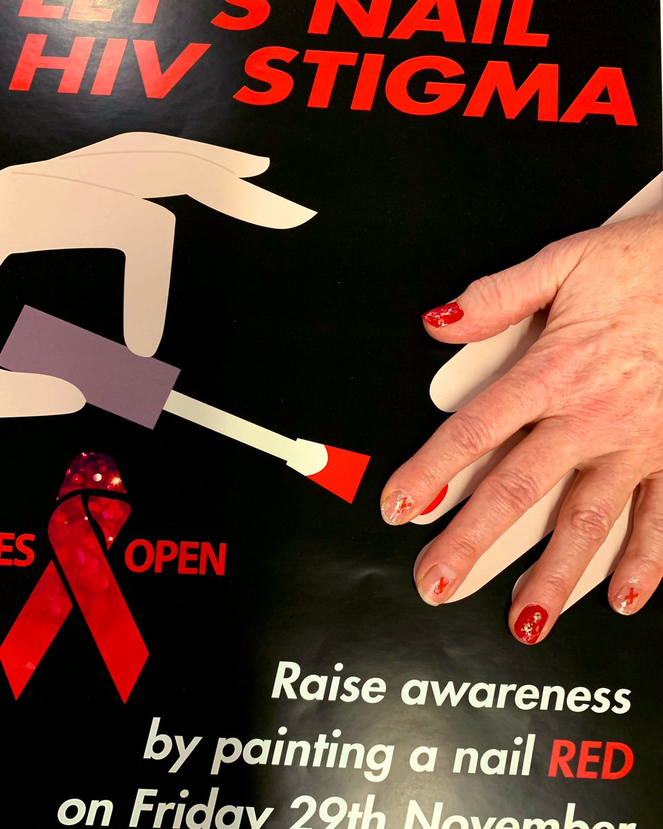 Have you painted a nail #RED yet in support of #WorldAIDSDay and the #LetsNailHIVStigma campaign which is happening this weekend (starts Friday 29th November)?
#hiv #stigma #newcastle  #fingernail #nailpolish #red #northeast #northeastuk #newcastle #northumberland #northtyneside