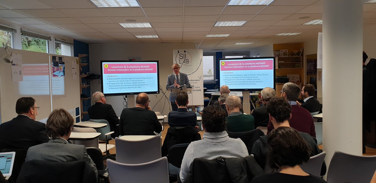 Steph_de_ESS's tweet image. Ce matin au @SIILABHDF, lancement de la plateforme esshdf.org, dans le cadre de la semaine de l'innovation publique. Un commun développé en coopération avec l'État, L'URSSAF, la @CressHdf et la @ChairessHDF actu, événement, ressources, emplois pour l'ESS! 👍🏽 #ESSHDF