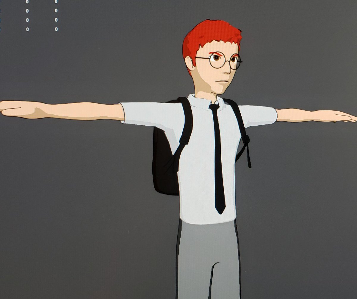 VeraFX81's tweet photo. T-Pose! Think I'm done with the school outfit. #jsr #jsr20 #jsrf #jsrbeat #jsrfbeat #JetSetRadio #jetsetradio20 #jetsetradiofuture #jetsetradiorevolution #schooluniform #rudie #rudiestokyo #3dmodel https://t.co/1DUbzMUZRa