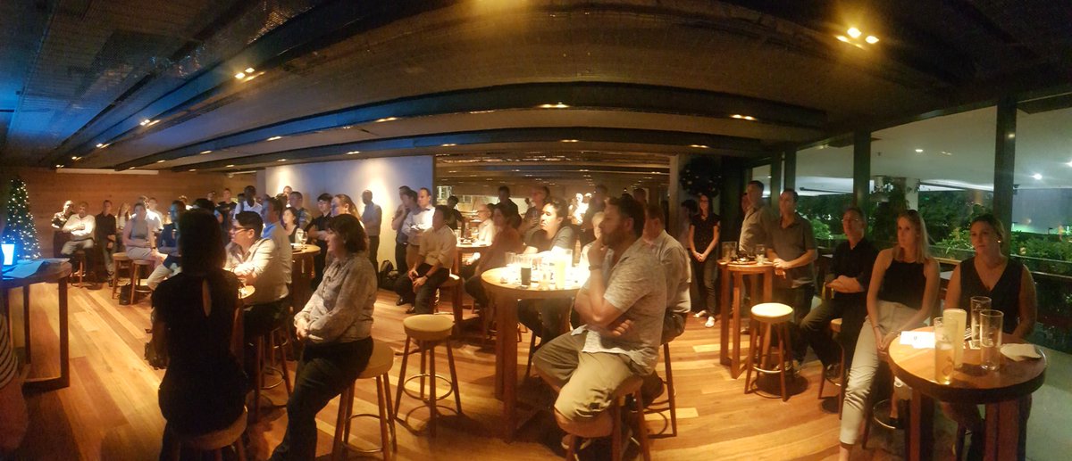 georabble's tweet photo. Great crowd, great food, great venue, and how good is @ajgeer!! https://t.co/zlbU81FZVY