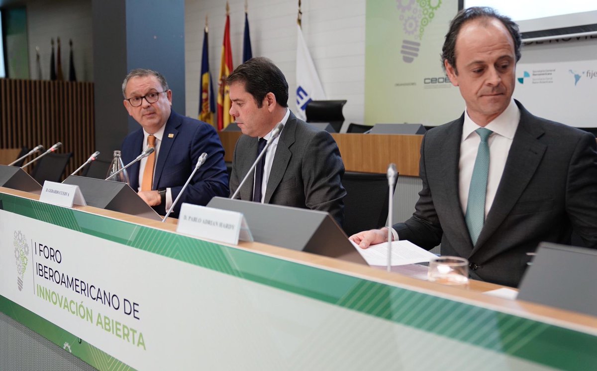 CEOE_ES's tweet photo. 💡Ha comenzado el I Foro #Iberoamericano de #innovación abierta, que se celebra en la sede de @CEOE_ES https://t.co/djzaYhW8qf