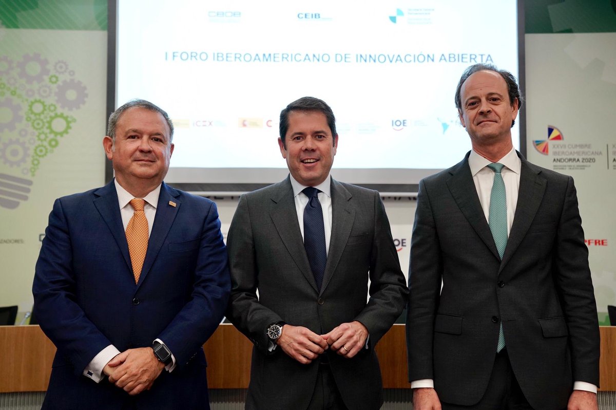 CEOE_ES's tweet photo. 💡Ha comenzado el I Foro #Iberoamericano de #innovación abierta, que se celebra en la sede de @CEOE_ES https://t.co/djzaYhW8qf