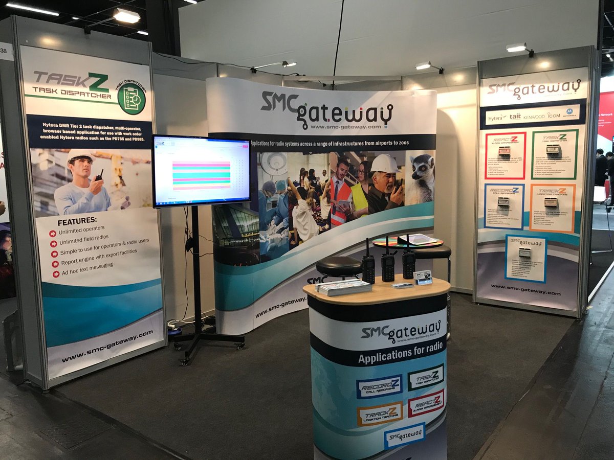 SMC_COMMS's tweet photo. We are at @PMR_Expo this week, come and see us on stand B38 to see the latest SMC Gateway applications. #smcgateway https://t.co/U116MTRTpZ
