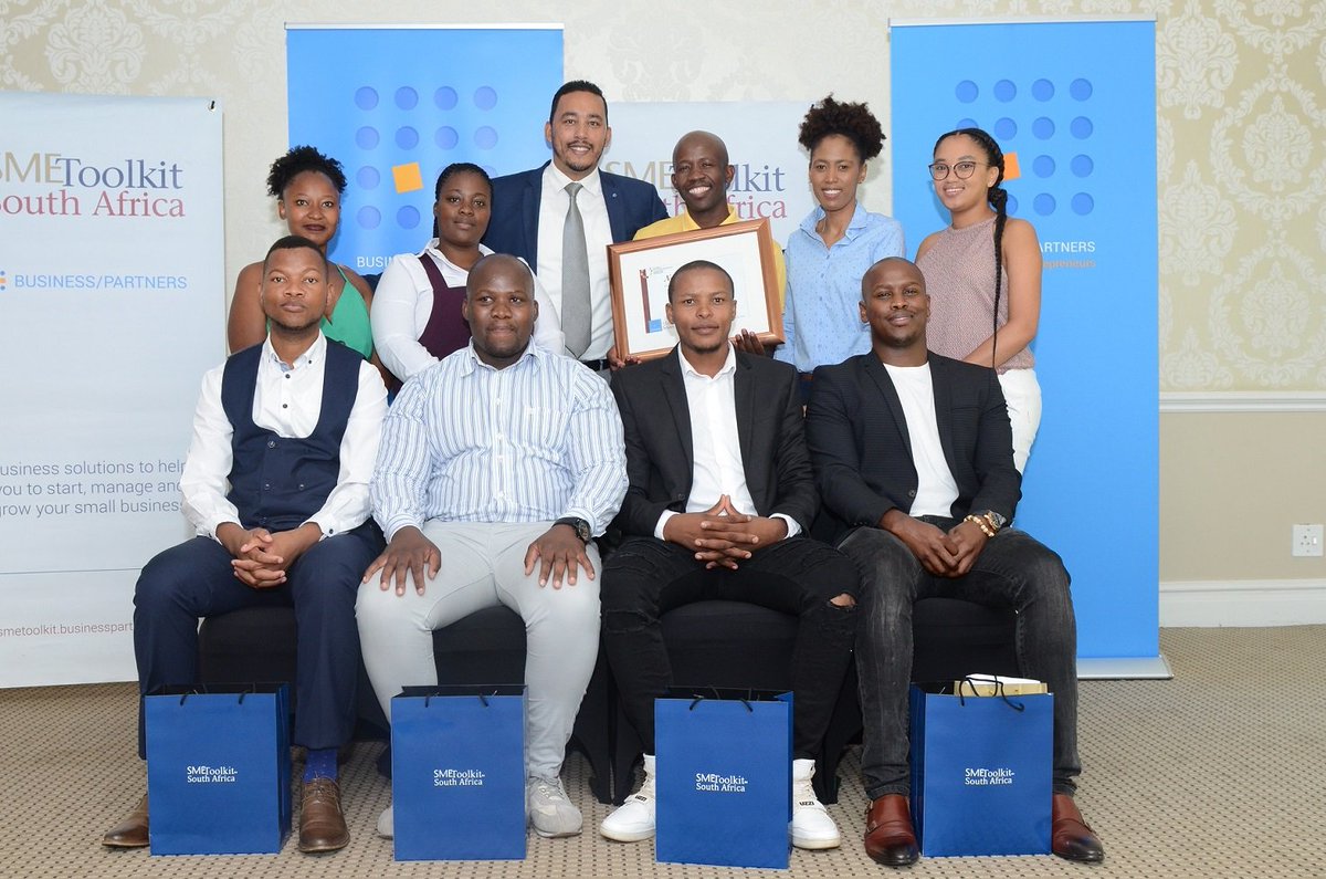 smetoolkitSA's tweet photo. Tebogo Mathe announced as national winner of 2019 @smetoolkitSA  @BizPartnersLtd Business Plan Competition for Aspiring Young Entrepreneurs. https://t.co/cWd2xvBaiI https://t.co/eiZoeKOGj7