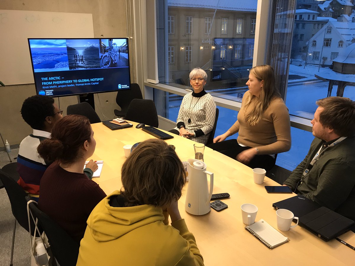NorwayTheHague's tweet photo. Exciting visits yesterday to @tromsokommune to discuss the #ArcticCapital ❄️ and learn about the cities history at #polarmuseet. Followed by #business opportunities &amp; #sustainabletourism in the #Arctic at @InnovasjonNorge before learning about #IndigeniousRights @Samediggi https://t.co/s2rJIF6reL