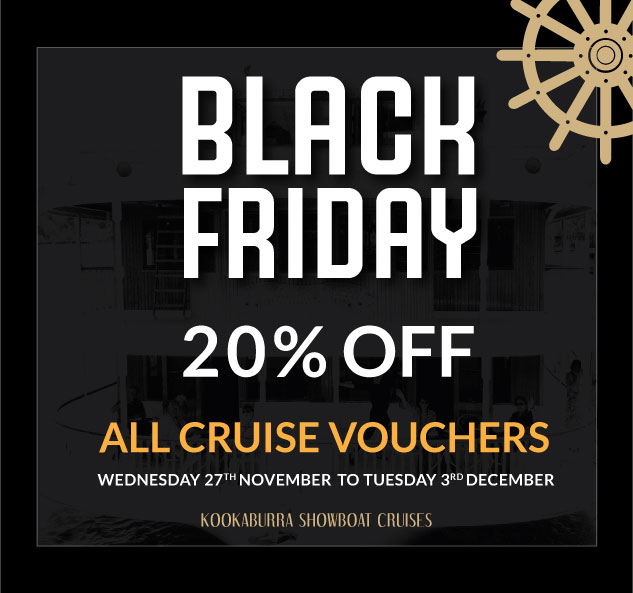 Gift a present for any age group and you save 20%. EG: cruise gift voucher for $100, you pay $80 

Vouchers can be printed, emailed or posted in the mail. 

To purchase, please call 07 3221 1300 or click here : bit.ly/2XPgiiK